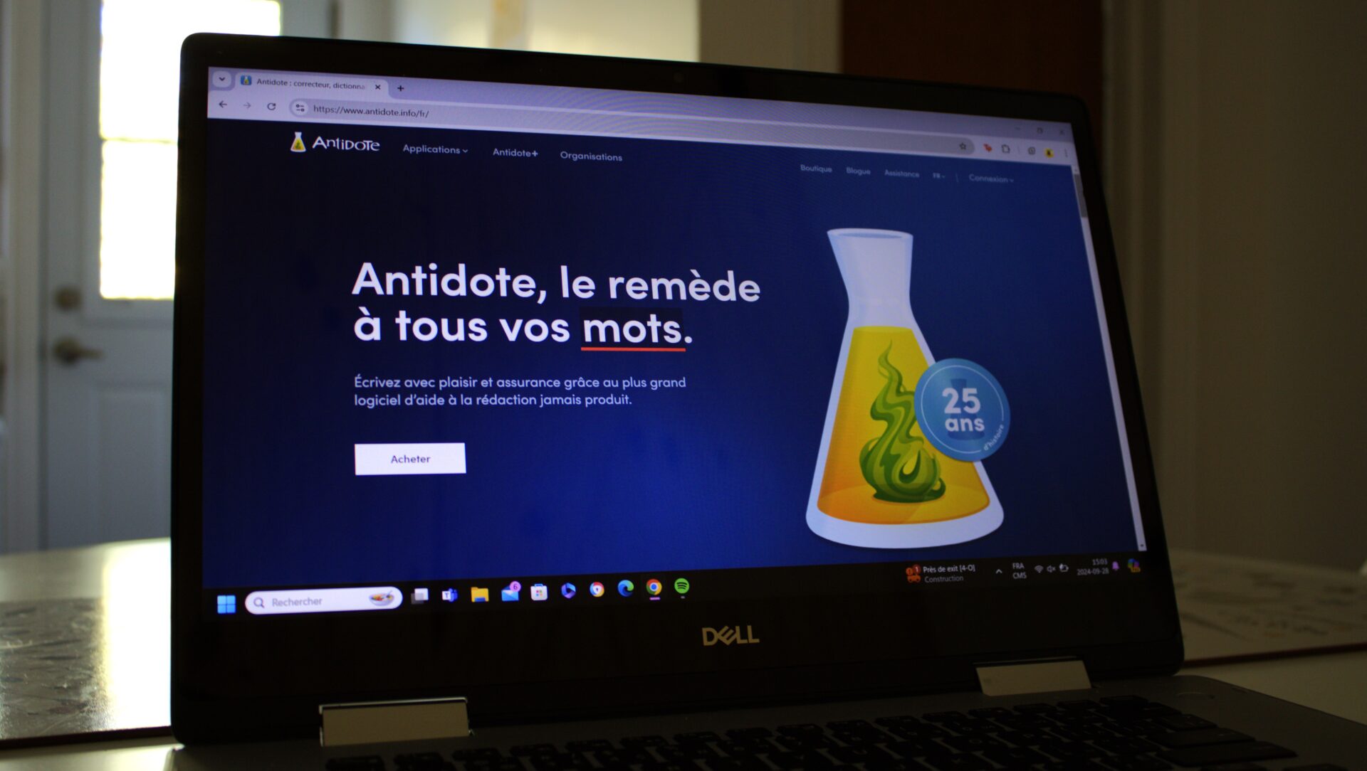 L’accès à Antidote Web sera rétabli  